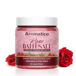 AROMATICO Rose Bath Salt for Body & Foot Spa