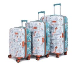 uppercase Jfk Duo Trolley Bag Set Of 3